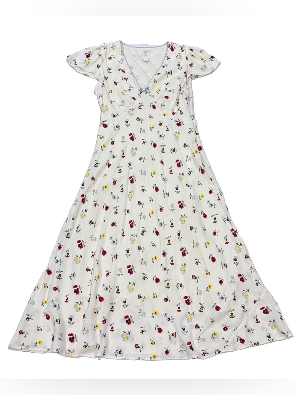 Gap X Doen Dress Size 2 Feminine Nostalgic Short Sleeve Summer Floral Flowy